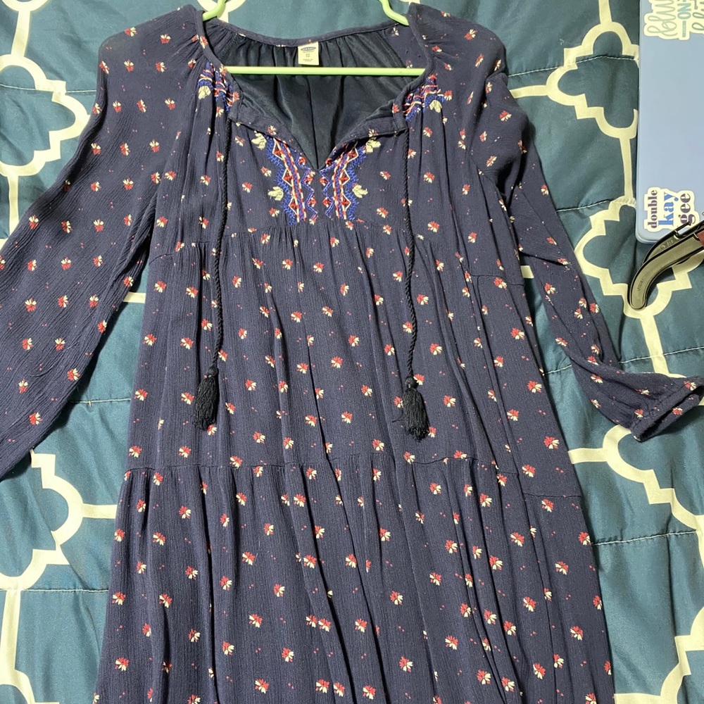 Floral long sleeve dress